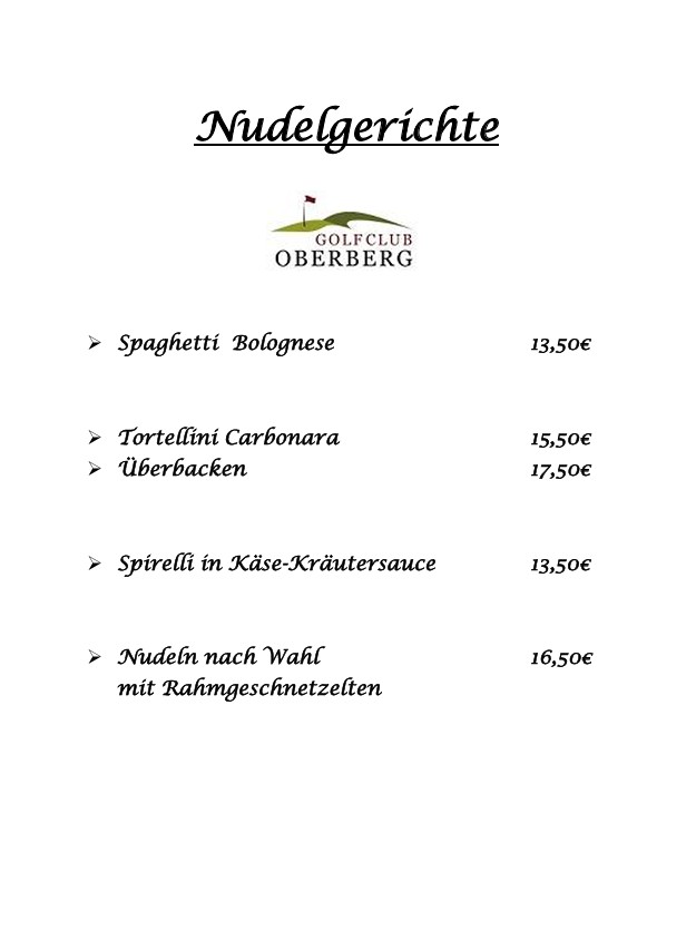 Sweet Spot Speisekarte Seite 3