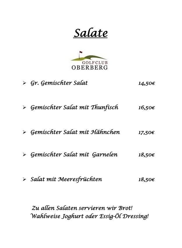 Sweet Spot Speisekarte Seite 5